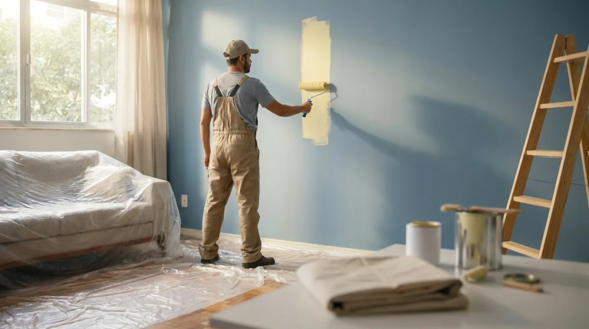 Como pintar parede: o passo a passo completo, do preparo à última demão